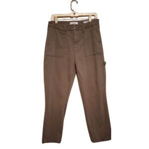 Judy Blue Los Angeles Womens Size 11/30 Khaki Carpenter Pants.